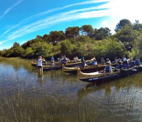 camping avec lac Mimizan