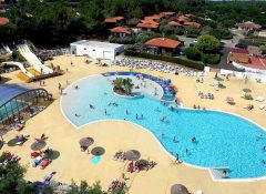 camping avec toboggan aquatique Mimizan Plage