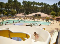 camping avec toboggan aquatique Seignosse