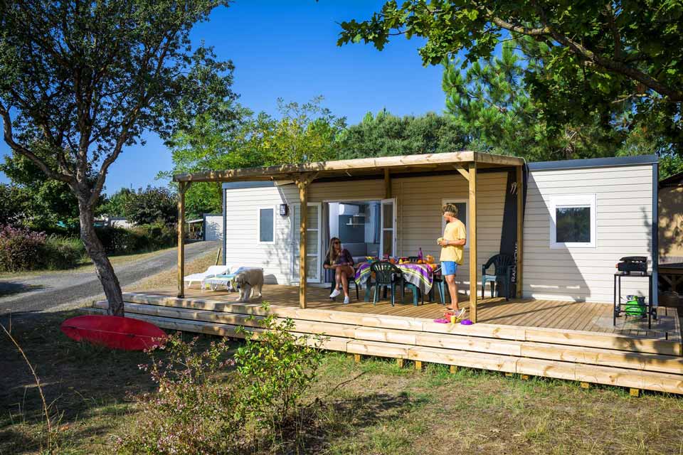 location mobile home Mimizan Plage