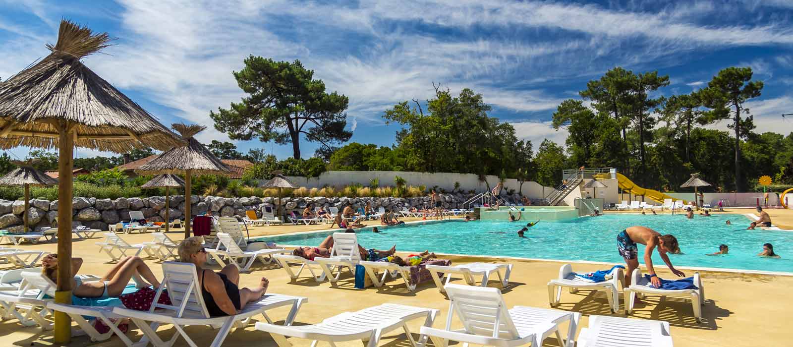 Camping avec parc aquatique dans le sud